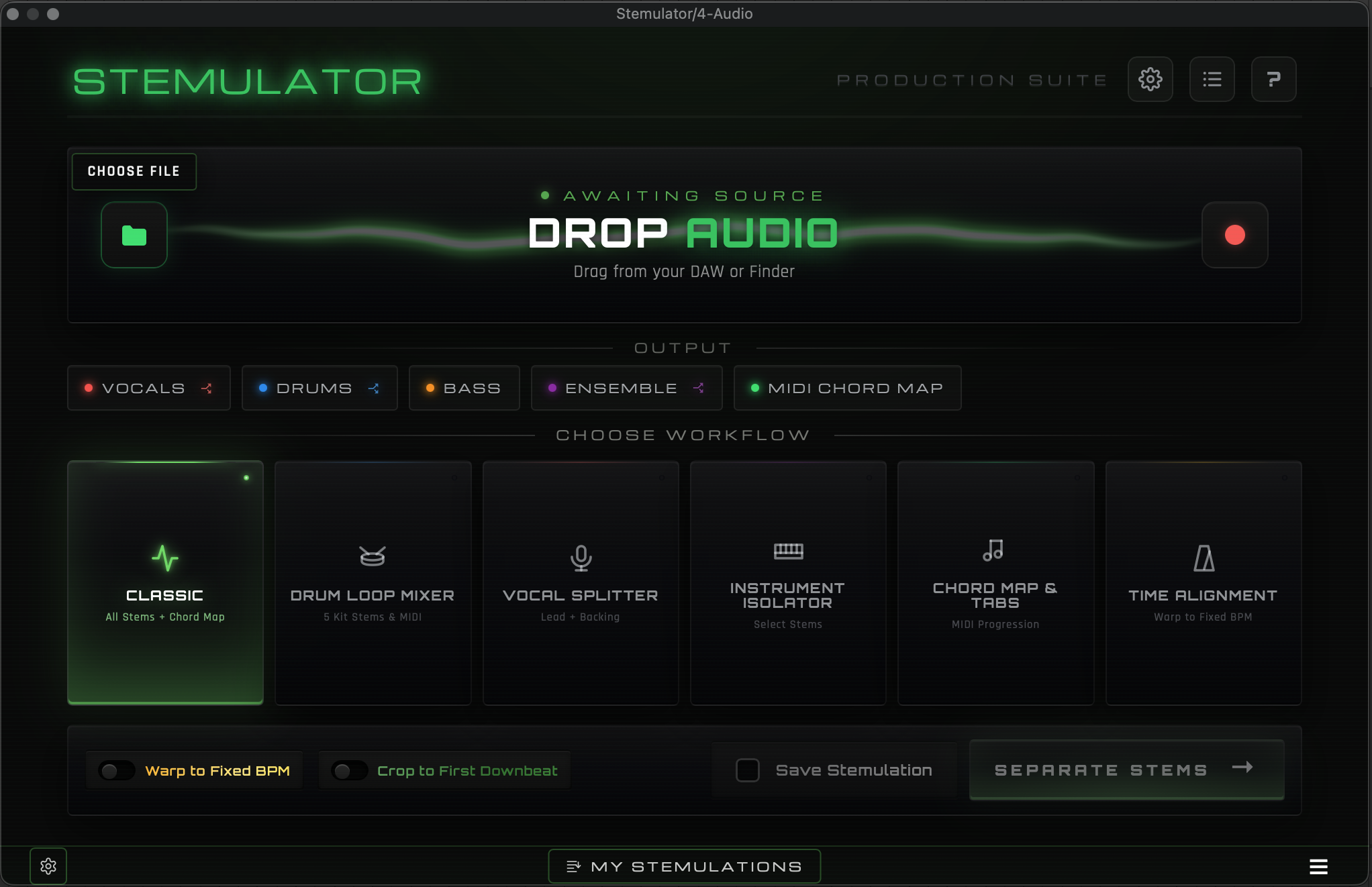 The Stemulator DAW Plugin — Production Suite